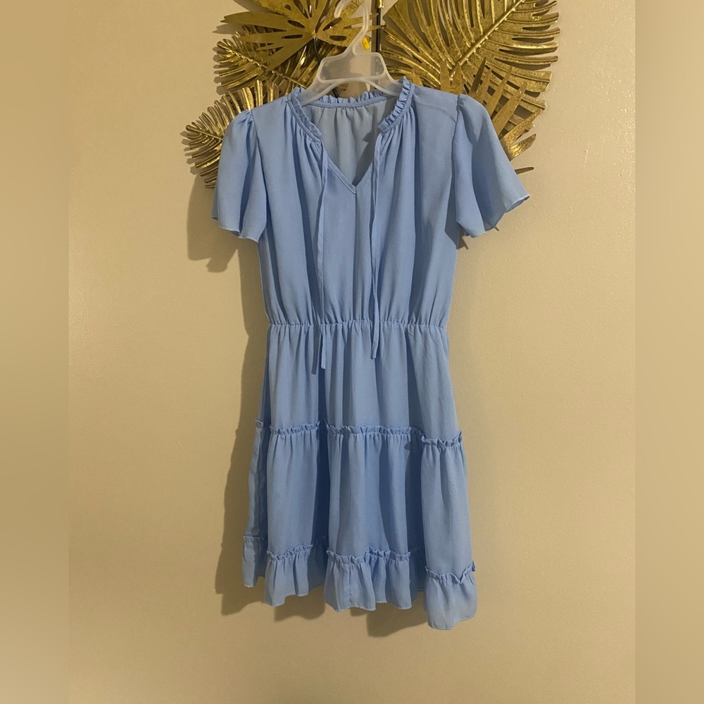 Adorable Light Blue Kids Dress